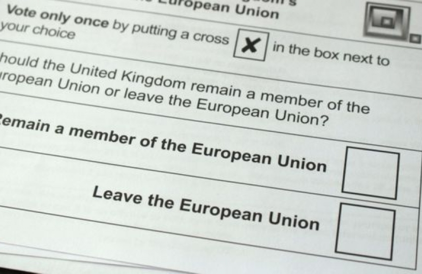 EU Ballot Paper