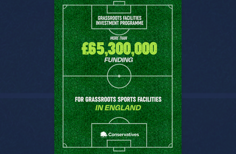 Stephen Hammond MP has welcomed £69,343 investment from the Conservative Government to transform sports facilities in Wimbledon to get more people active and nurture future sporting talent. 