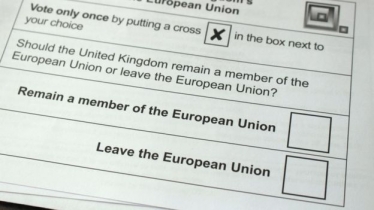 EU Ballot Paper