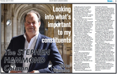 Stephen Hammond MP Column Image 